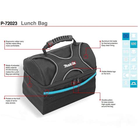 makita electric lunch box|tool lunch bag.